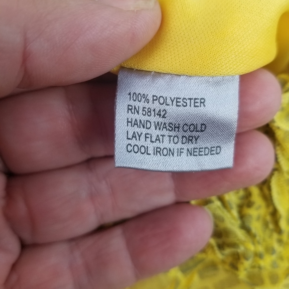 Kick butt yellow dress with ruffles. Size 10.  Muse - Picture 8 of 8